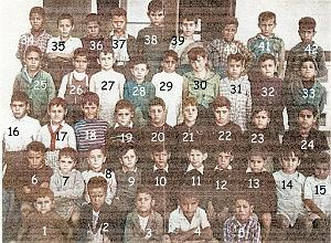 ECOLE MARAVAL GARCONS 1950 CE1 X
